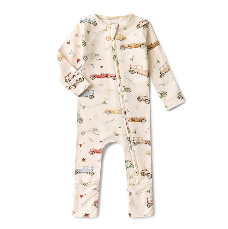 "Snuggle Hunny" - Convertible Snugglesuit - Vintage Cars