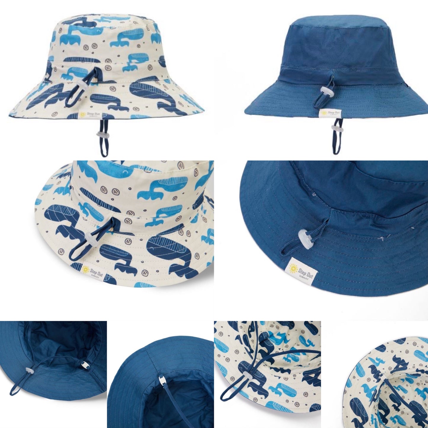 "Step Out Sunhat" - Reversible Sunhat