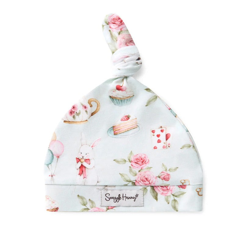 "Snuggle Hunny" - Knotted Baby Beanie