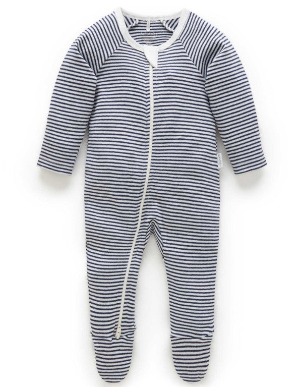 "Purebaby" - Premie Zip Growsuits (00000's)