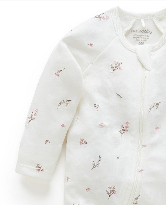 "Purebaby" - Premie Zip Growsuits (00000's)