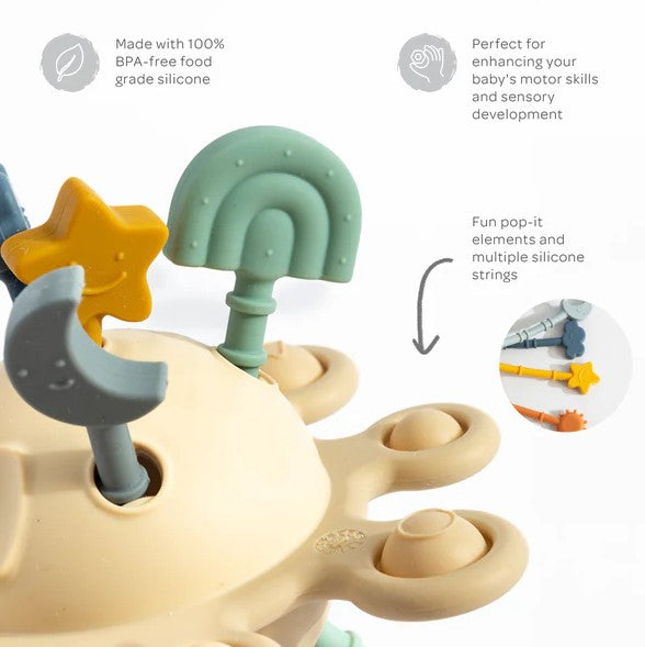 "Playground" - Silicone Zippy Activity Toy - Jimmy
