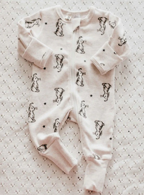 "Easter 2026" - B&H Zipsuit - Oatmeal Bunny
