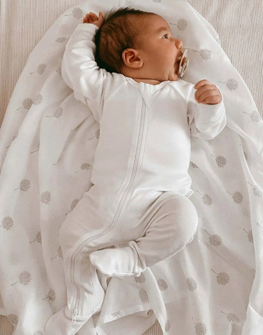 "Purebaby" - Premie Zip Growsuits (00000's)