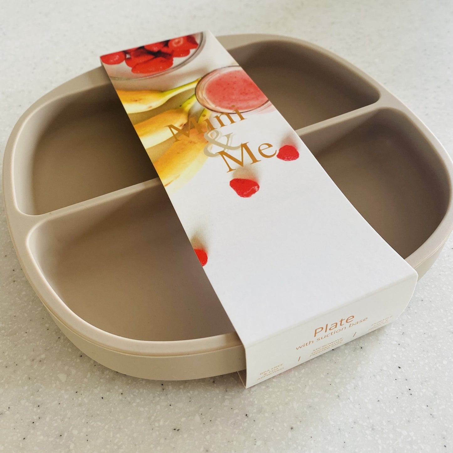 "Mini & Me" - Silicone Divided Suction Plate