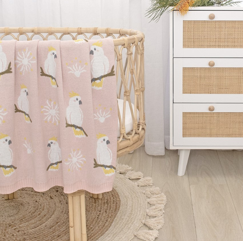 "The Living Textiles Company" - Australiana Baby Blankets