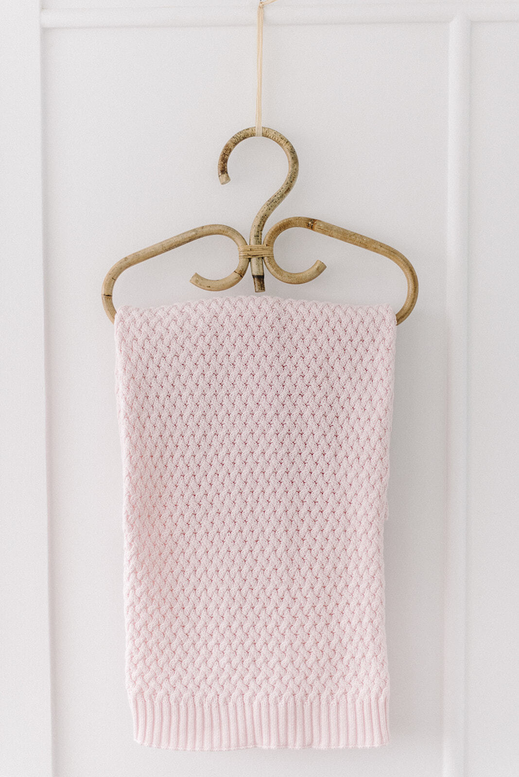 "Snuggle Hunny" - Diamond Knit Baby Blanket
