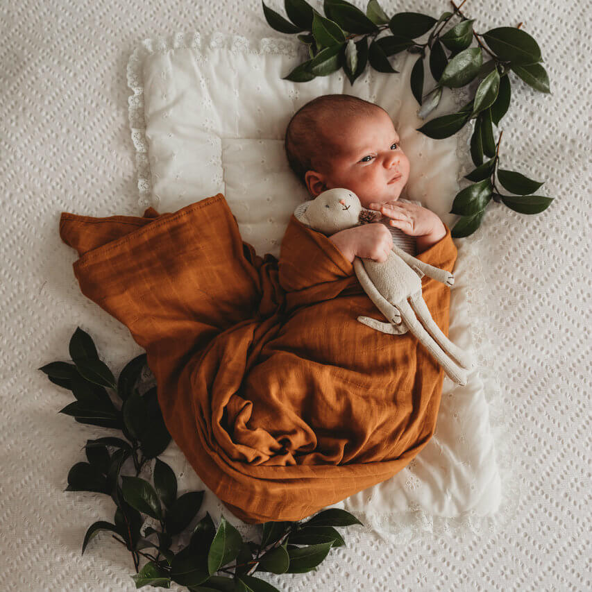 "Snuggle Hunny" - Organic Muslin Wraps