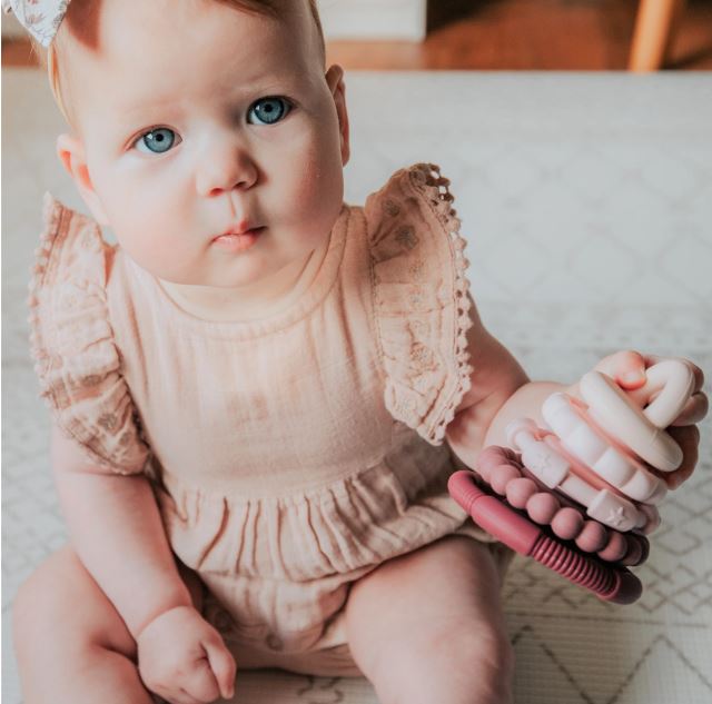 "Jellystone Designs" - Rainbow Stacker & Teething Toy