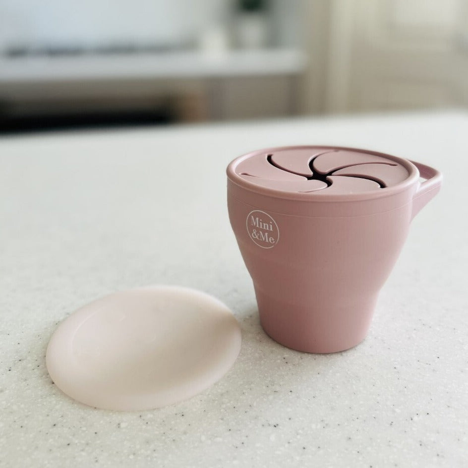 "Mini & Me" - Collapsible Snack Cup with Lid