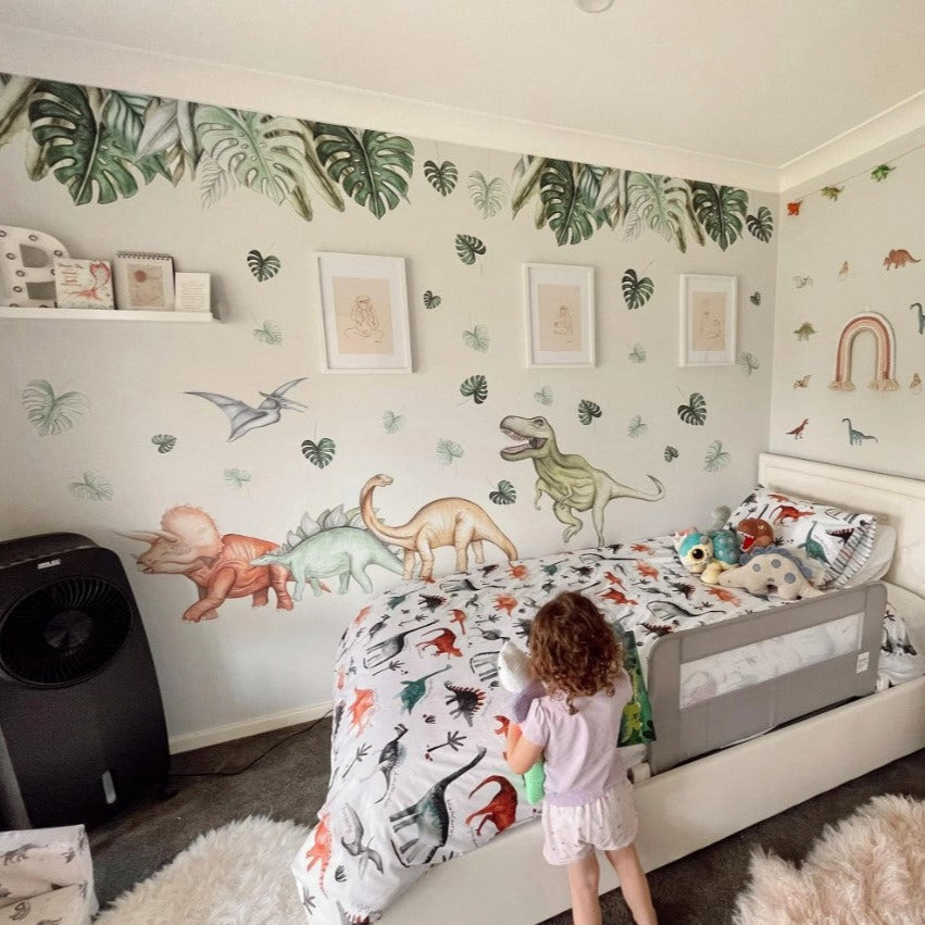 "Polka Prints" - Dinosaurs Wall Decal