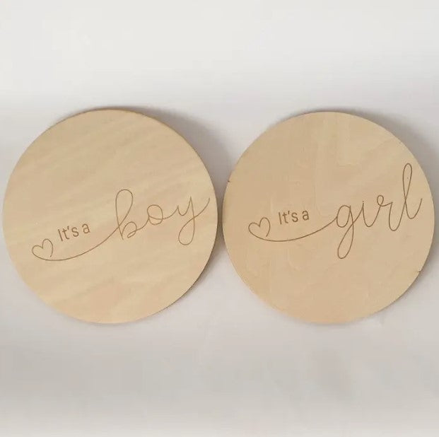 "Cub & Kid" - Double Sided Announcement Disc