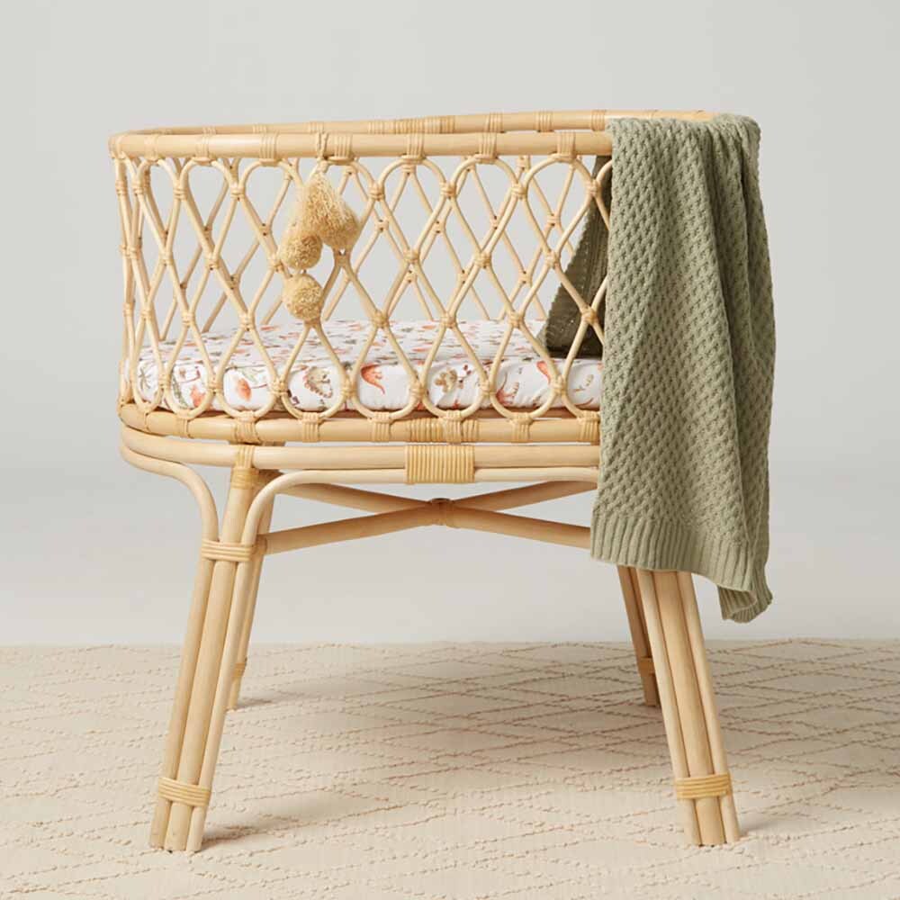 "Snuggle Hunny" - Diamond Knit Baby Blanket