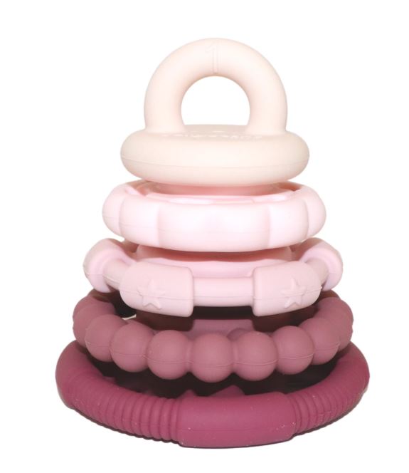 "Jellystone Designs" - Rainbow Stacker & Teething Toy