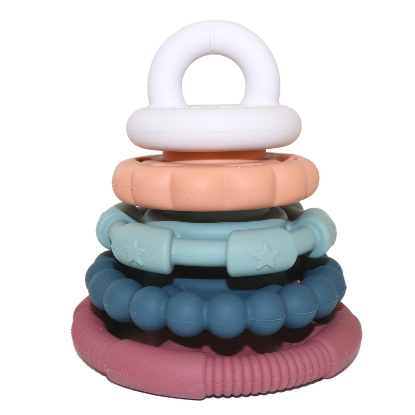 "Jellystone Designs" - Rainbow Stacker & Teething Toy
