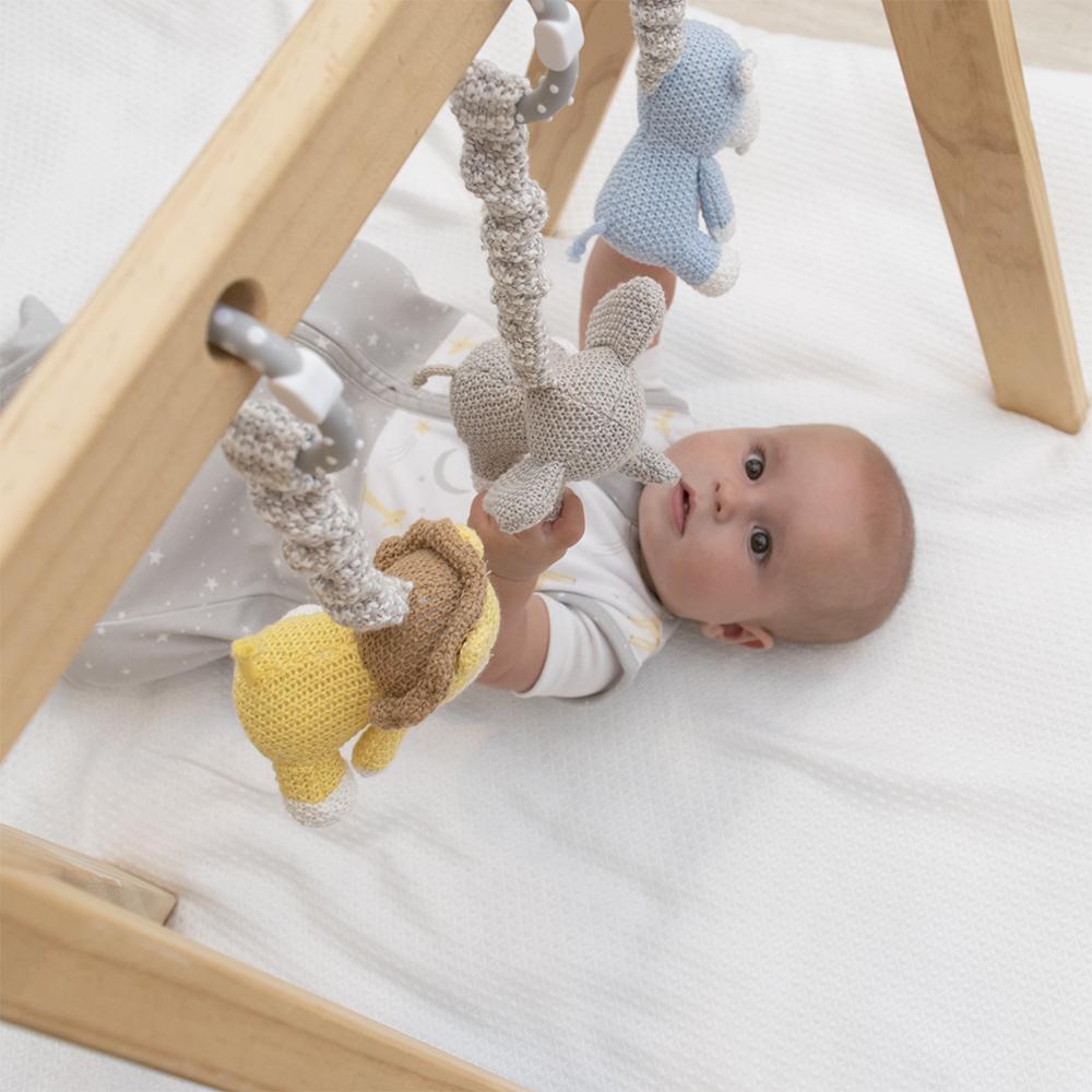 "The Living Textiles Company" - Stroller Toys - Zebra & Lion