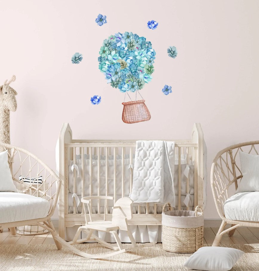"Polka Prints" - Floral Hot Air Balloons