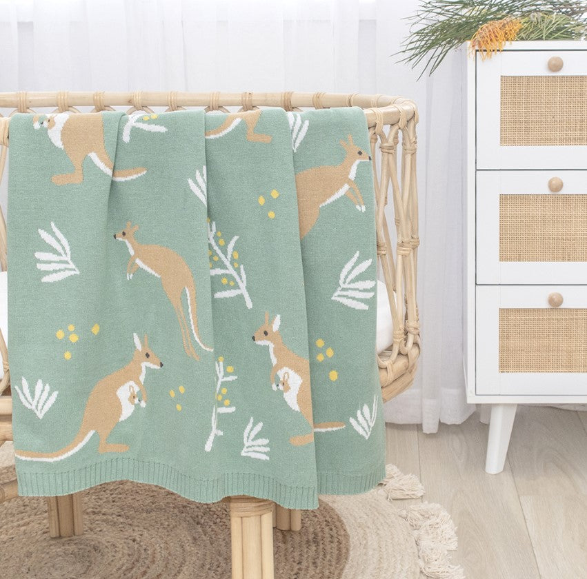 "The Living Textiles Company" - Australiana Baby Blankets