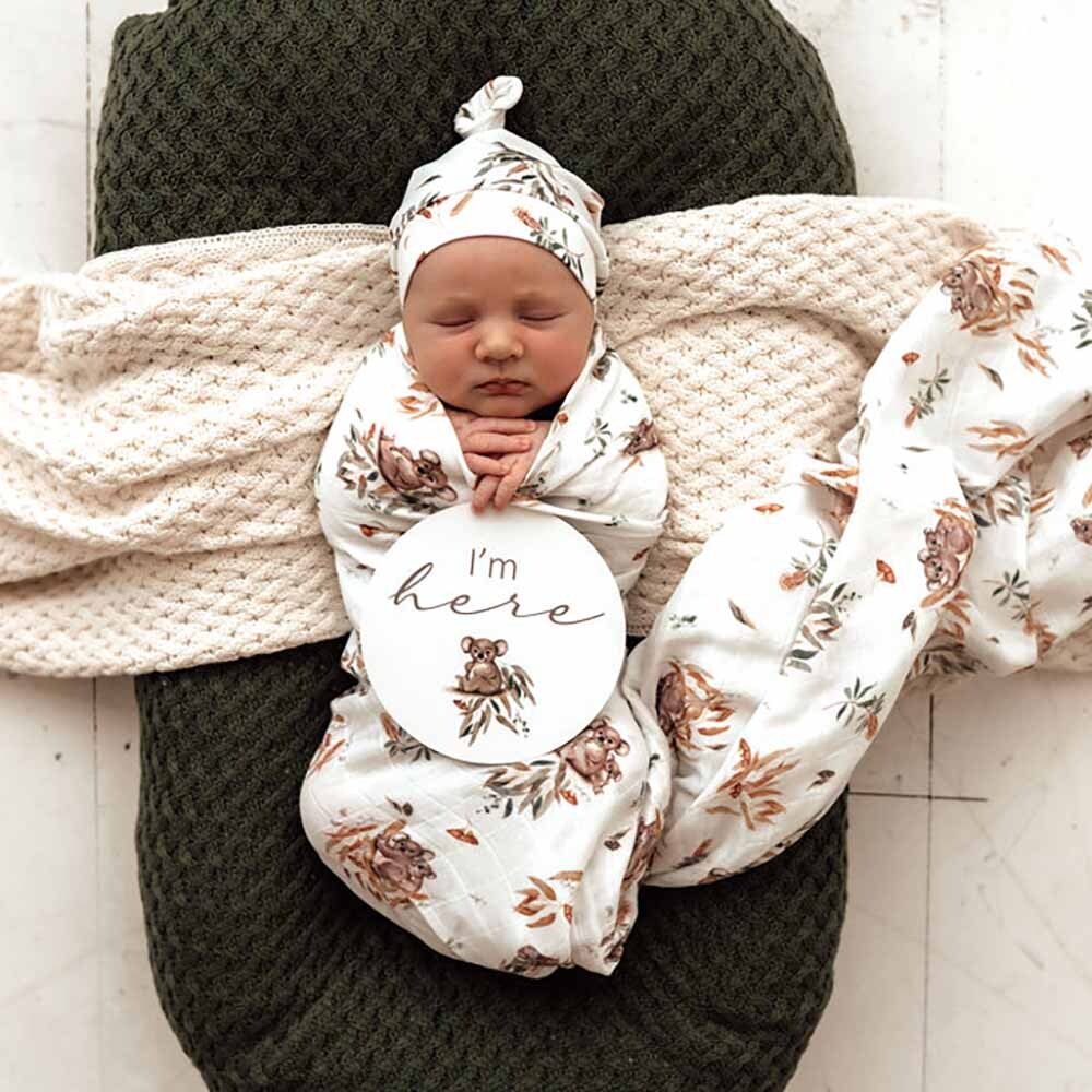 "Snuggle Hunny" - Organic Muslin Wraps