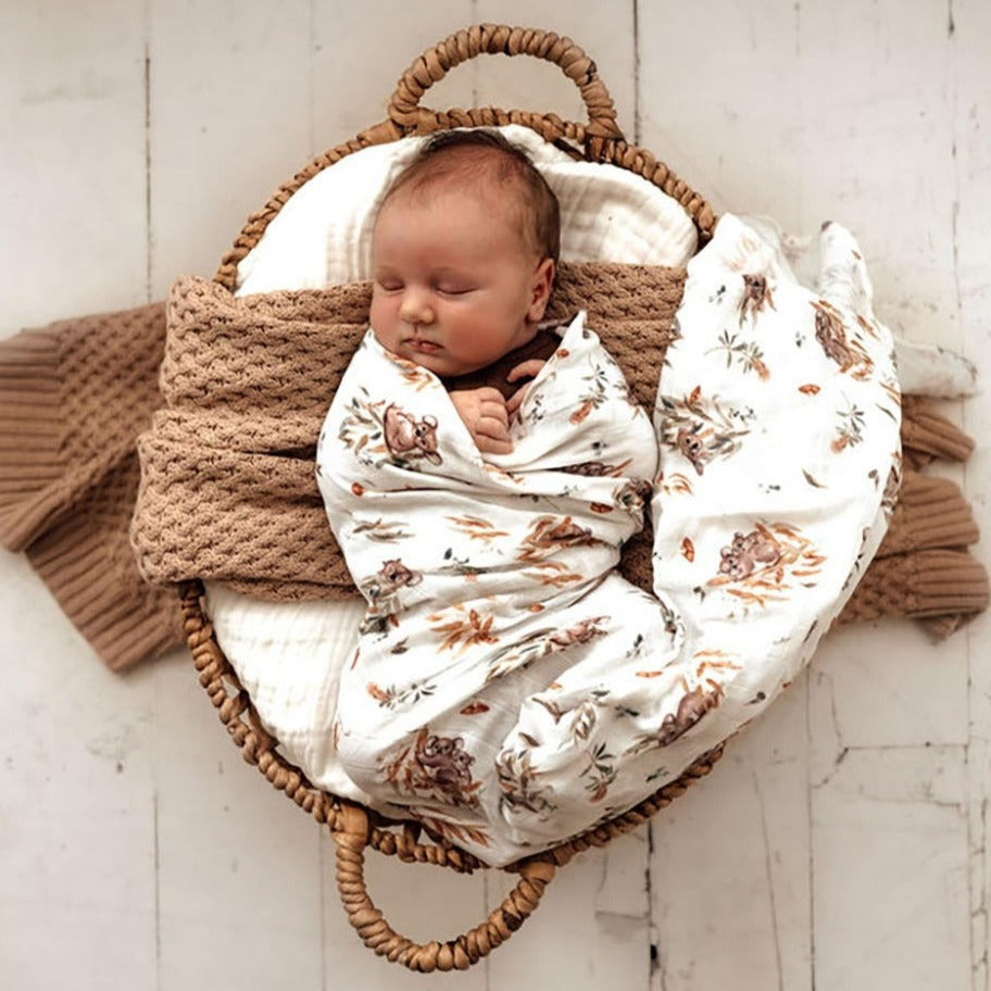 "Snuggle Hunny" - Organic Muslin Wraps