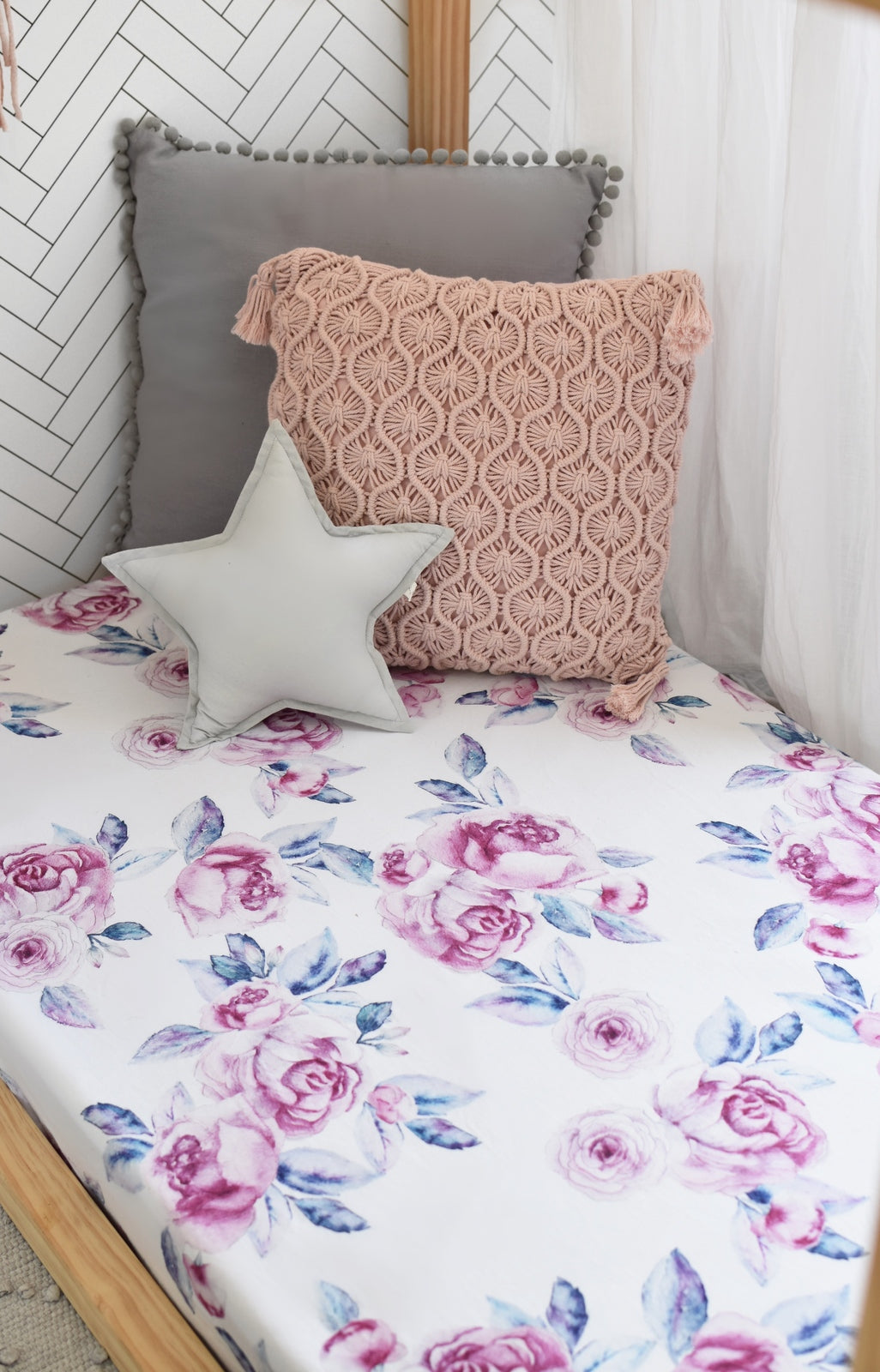 "Snuggle Hunny" - Fitted Cot Sheets