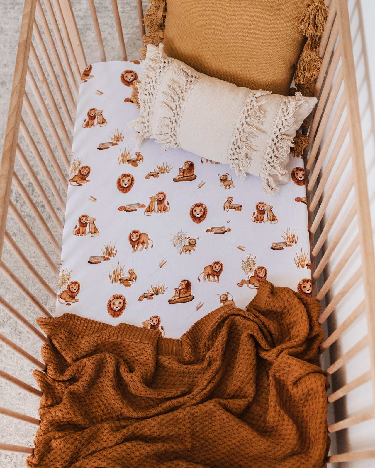 "Snuggle Hunny" - Fitted Cot Sheets