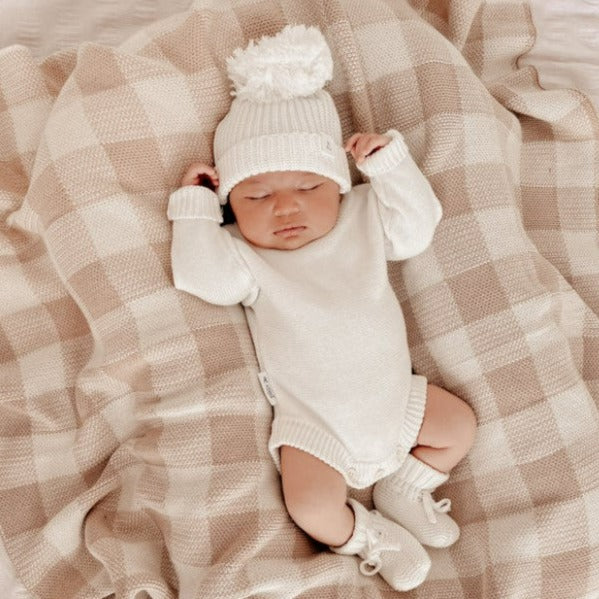 "Ziggy Lou" - Beanie - Milk