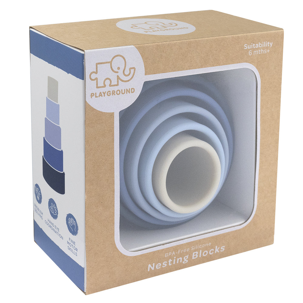 "Playground" - Silicone Nesting Blocks