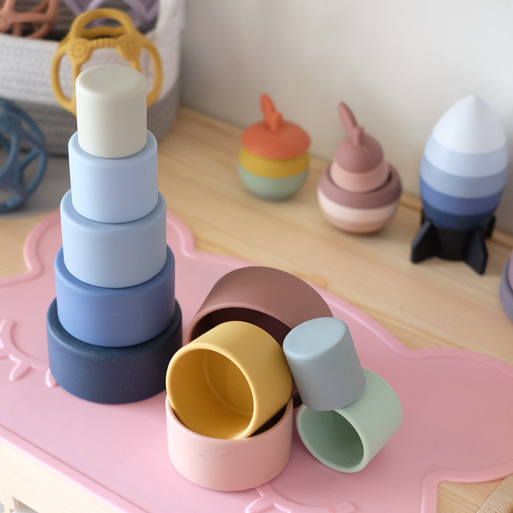 "Playground" - Silicone Nesting Blocks