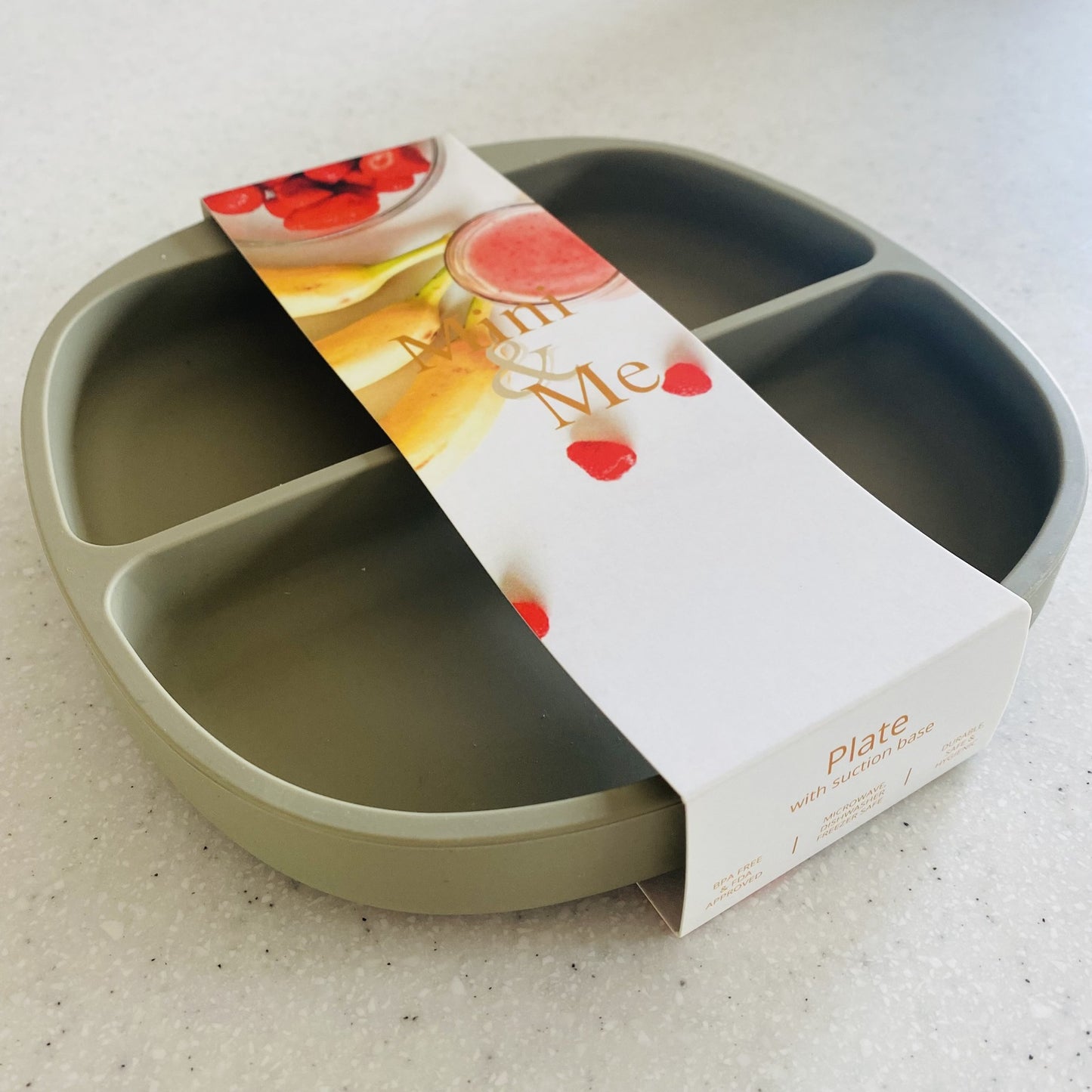 "Mini & Me" - Silicone Divided Suction Plate