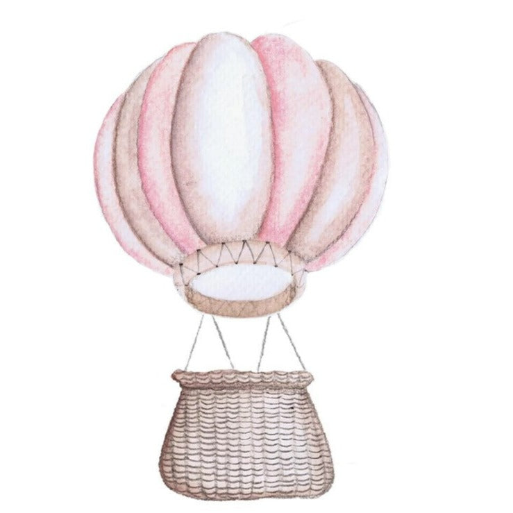 "Polka Prints" - Pastel Hot Air Balloons