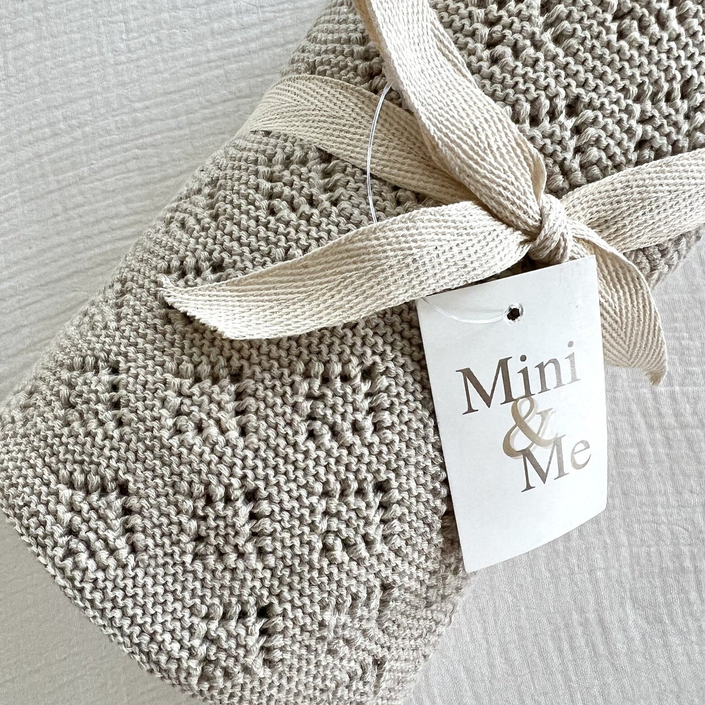 "Mini & Me" - Diamond Knit Blanket