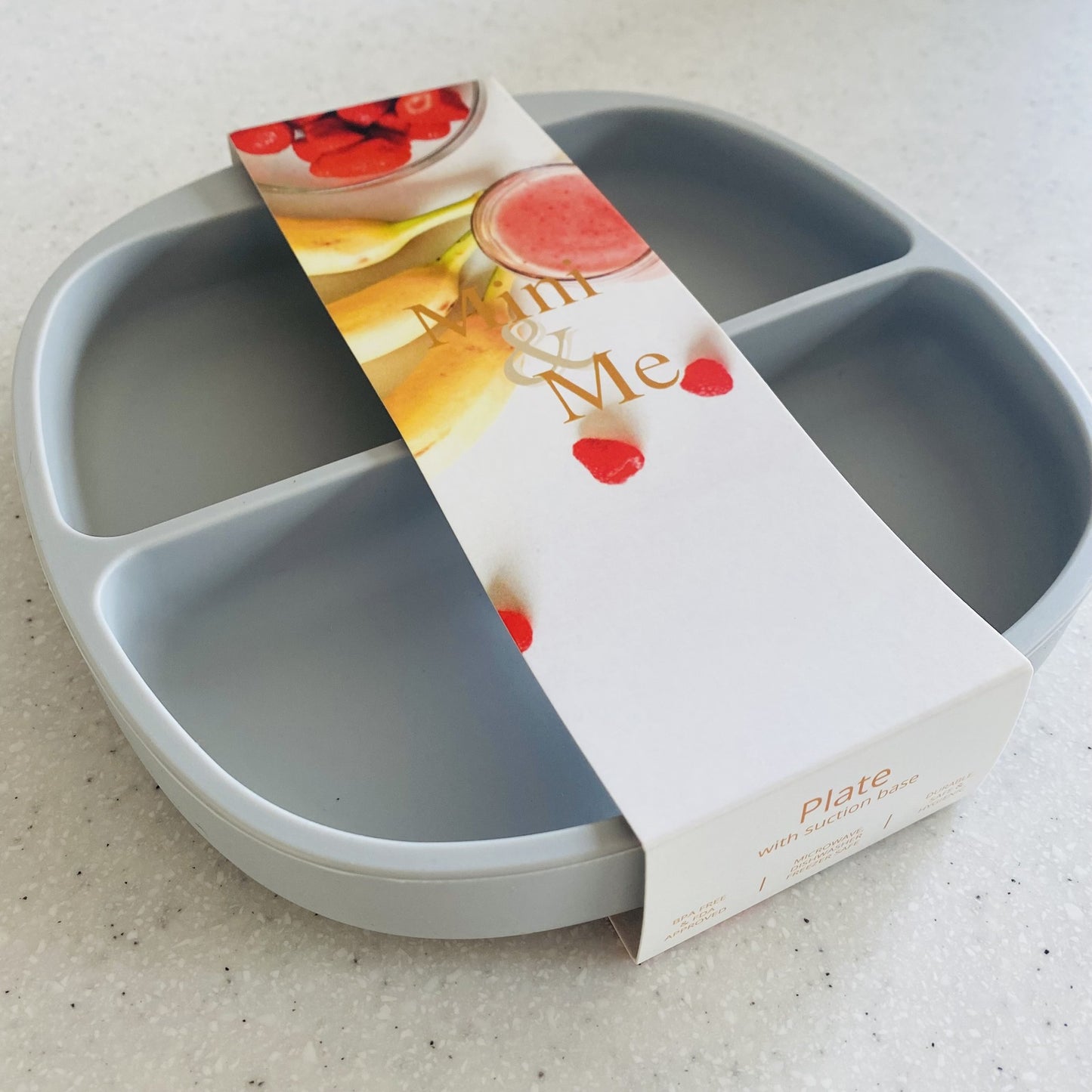 "Mini & Me" - Silicone Divided Suction Plate