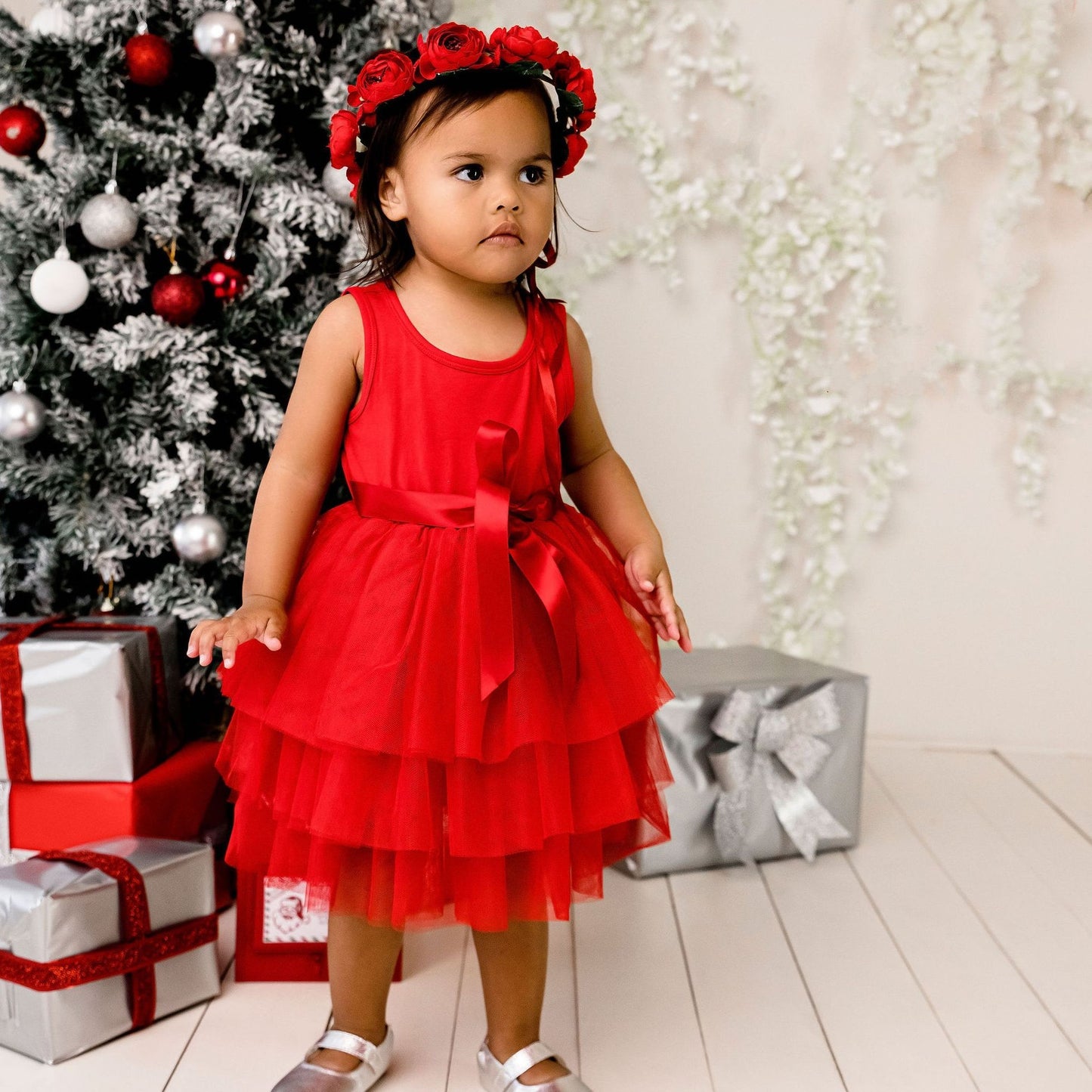 "Christmas" - Designer Kidz My First Tutu - Red