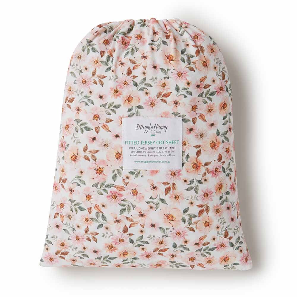 "Snuggle Hunny" - Fitted Cot Sheets