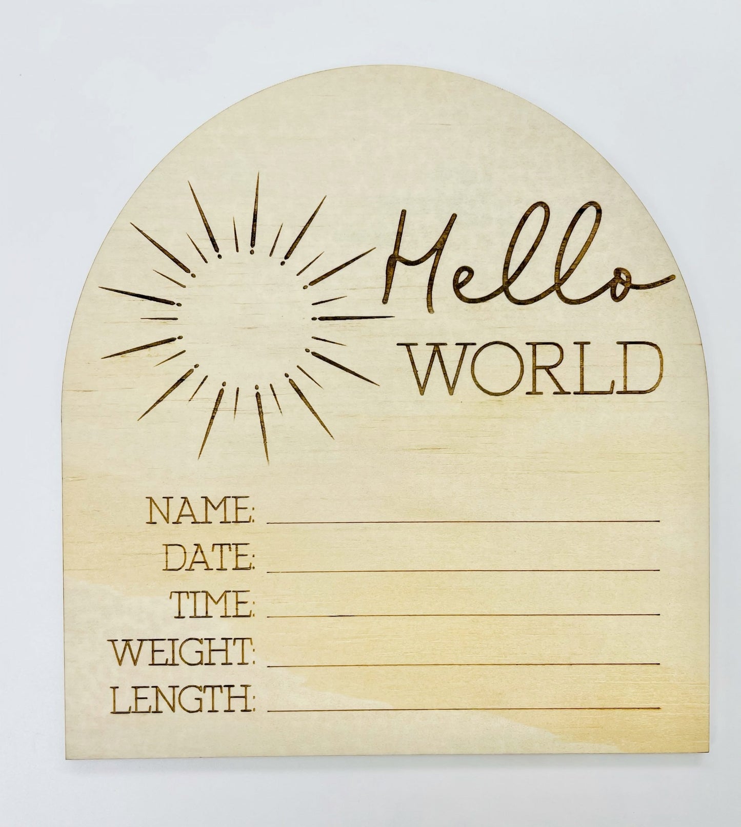 "Timber Tinkers" - Mystic Arch Birth Plaques