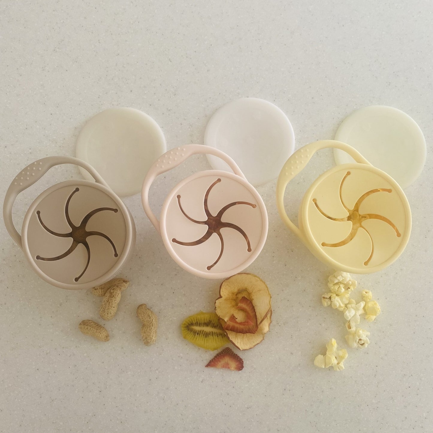 "Mini & Me" - Collapsible Snack Cup with Lid