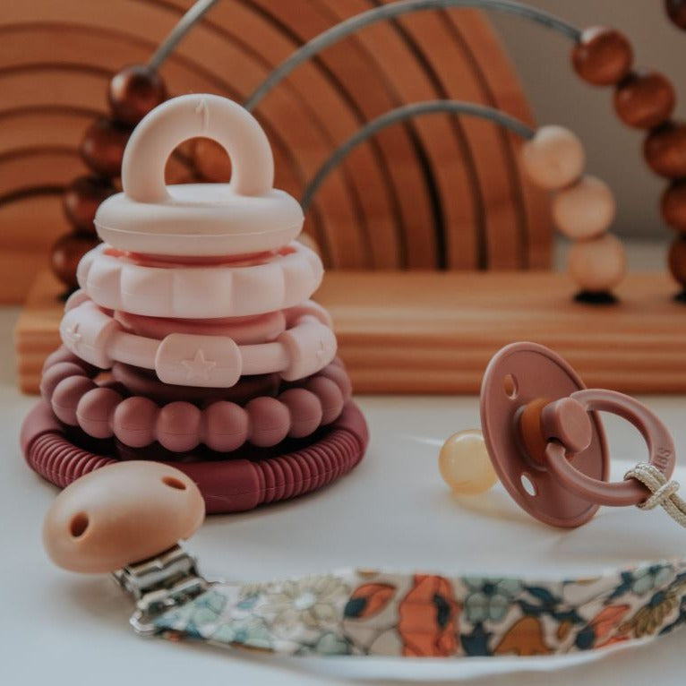 "Jellystone Designs" - Rainbow Stacker & Teething Toy