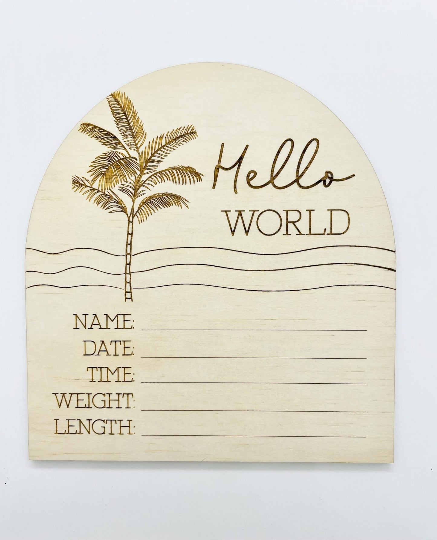 "Timber Tinkers" - Mystic Arch Birth Plaques