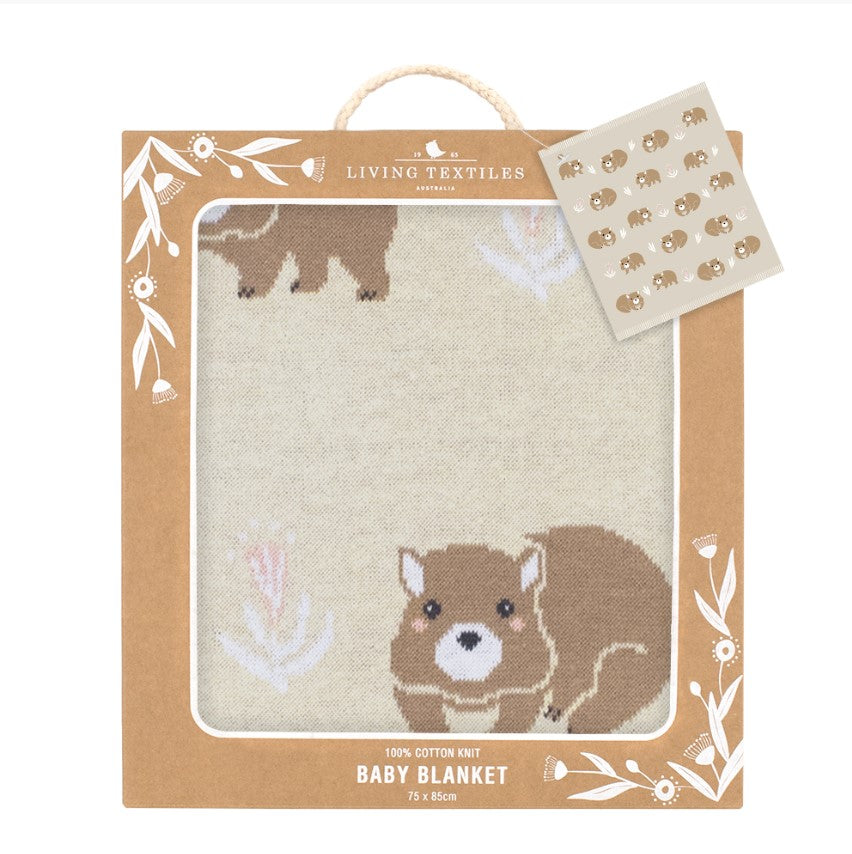 "The Living Textiles Company" - Australiana Baby Blankets