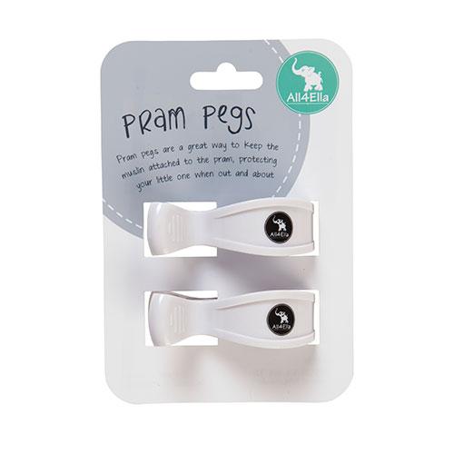 "All4Ella" - Pram Pegs - 2 Pack