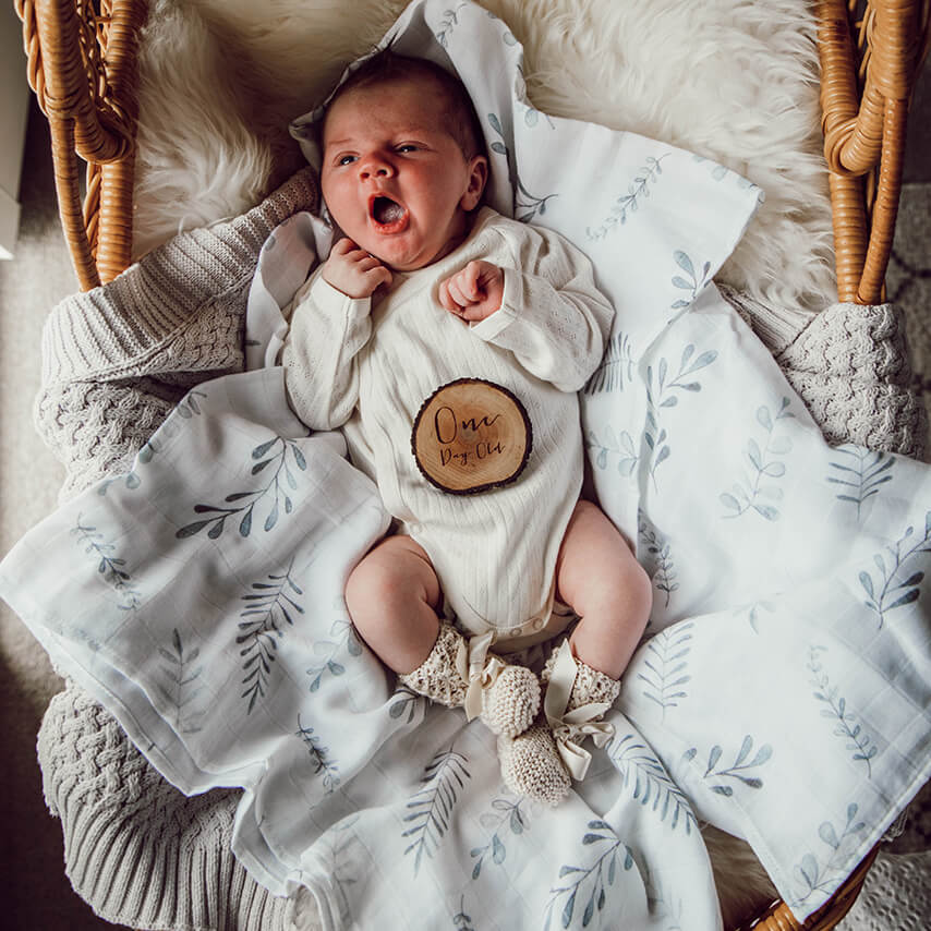 "Snuggle Hunny" - Organic Muslin Wraps