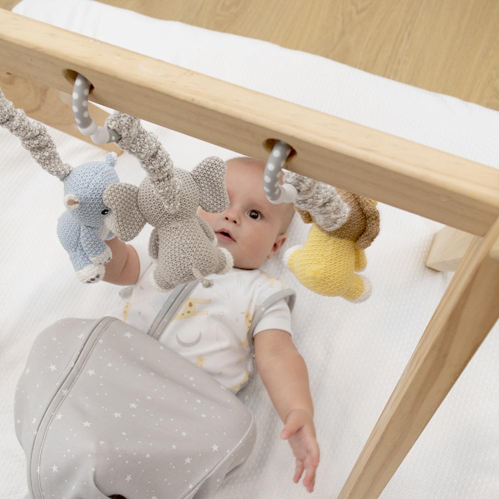 "The Living Textiles Company" - Stroller Toys - Zebra & Lion