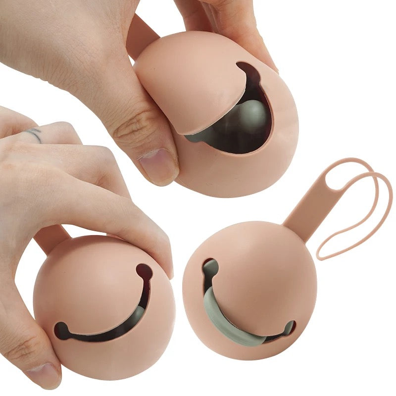 "Smiley Silicone Pacifier Cases”