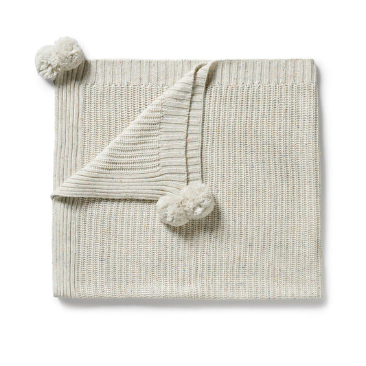 "Wilson & Frenchy" - Organic Knit Blanket - 100's & 1000's