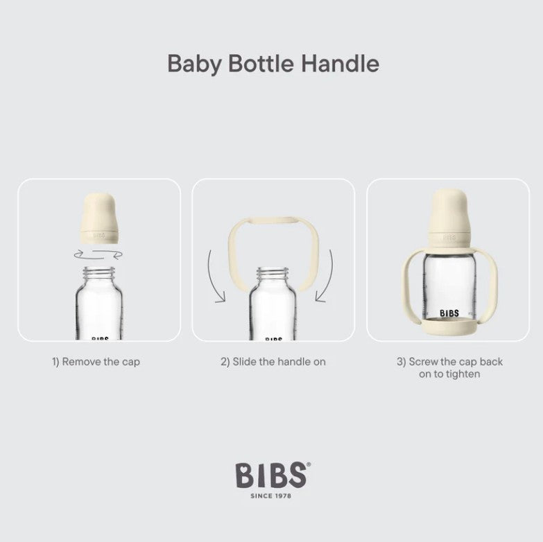 "BIBS" - Baby Bottle Handles