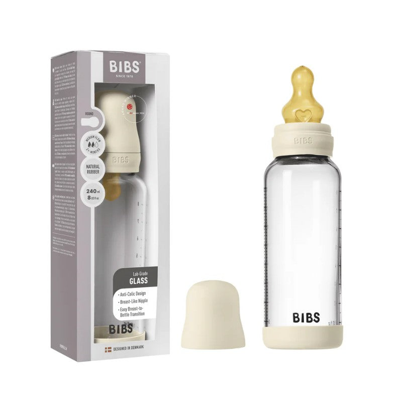 "BIBS" - Glass Bottles Sets - 240ml