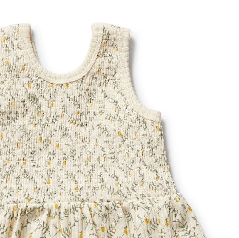 "Wilson & Frenchy" - Lemon Leaf Dress Set