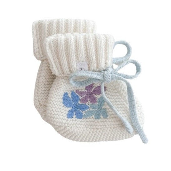 "Ziggy Lou" - Knit Booties - Alaska