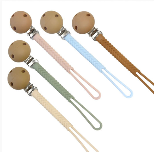 "Nature Bubz" - Braided Dummy Clips